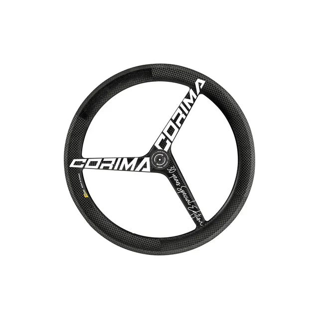 Corima 3-Spoke WS TT Disc Brake Clincher Front Wheel - Ceramic