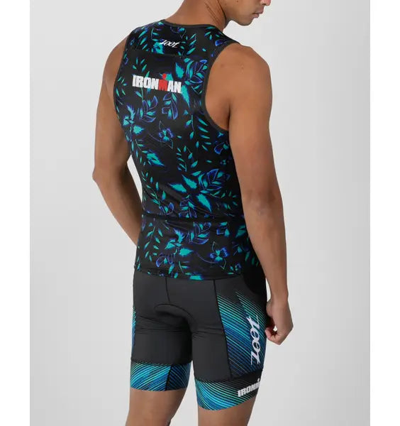IRONMAN ZOOT MENS FLORAL TRI TANK