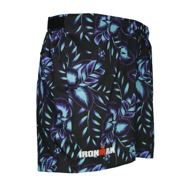 IRONMAN ZOOT MENS FLORAL TRAINING SHORT - 5 INCH