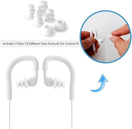 PyleHome Wired Waterproof Ear Headphones