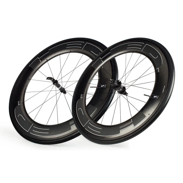 HED Jet RC9 Black Rim Brake Tubeless Wheelset