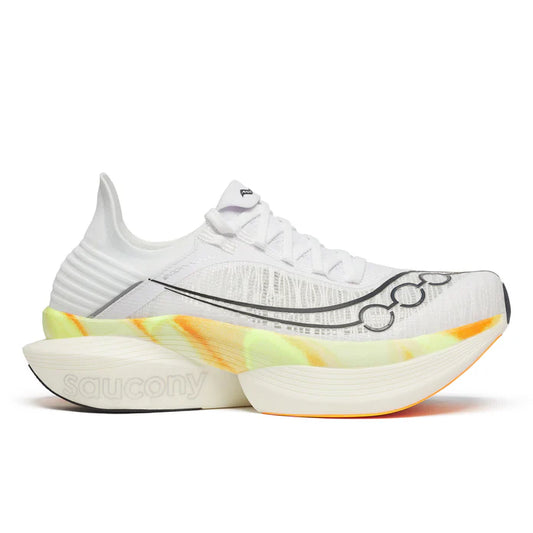 Saucony Unisex Endorphin Elite 2 white/peel