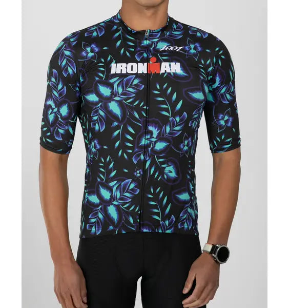 IRONMAN ZOOT MENS FLORAL CYCLE JERSEY