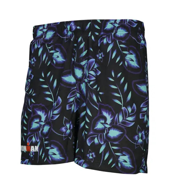 IRONMAN ZOOT MENS FLORAL TRAINING SHORT - 5 INCH