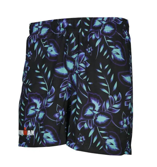 IRONMAN ZOOT MENS FLORAL TRAINING SHORT - 5 INCH