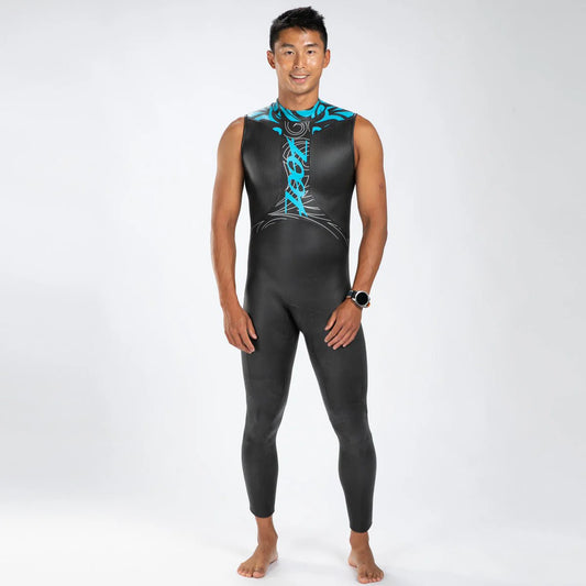 Men's Manta Sleeveless Wetsuit - Marine Blue