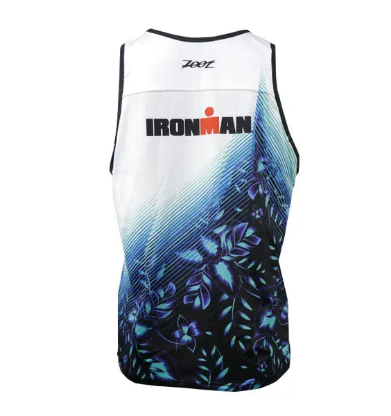 IRONMAN ZOOT MENS FLORAL TRAINING SINGLET