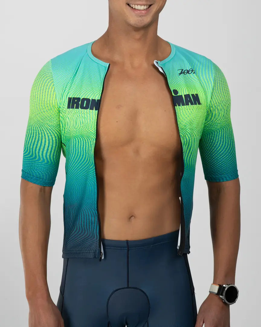 IRONMAN ZOOT MENS GRADIENT CYCLE JERSEY