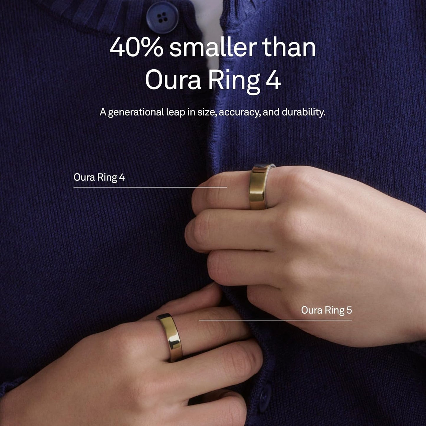 Oura Ring 5 Stealth smart ring