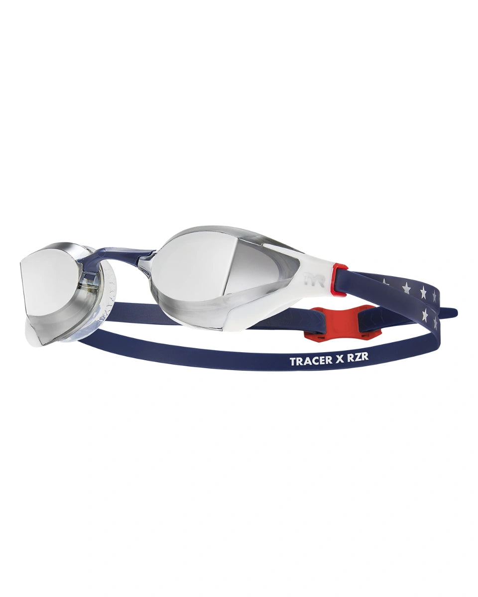 TYR Adult Tracer-X RZR Mirrored Racing Goggles