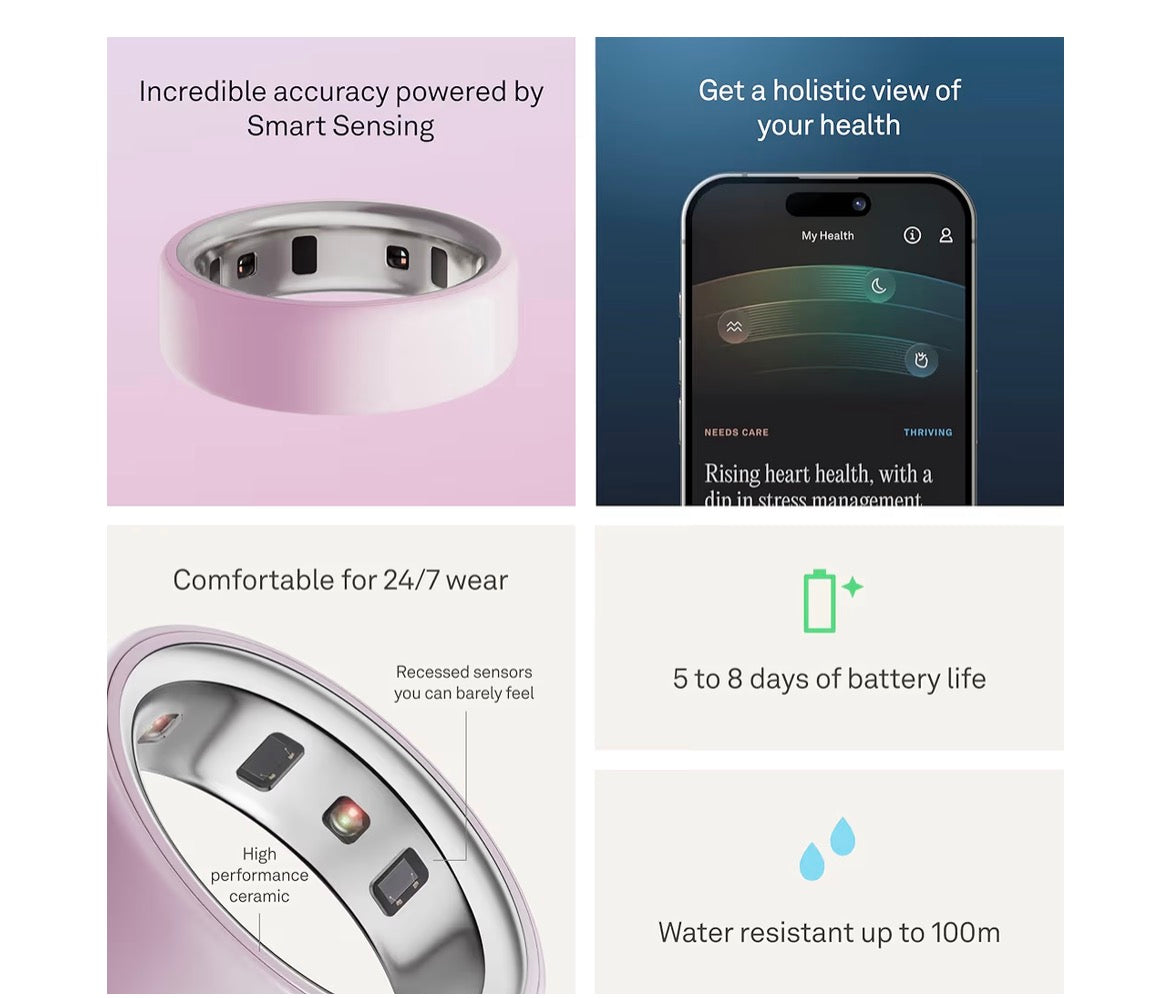 Oura Ring 4 Ceramic Cloud