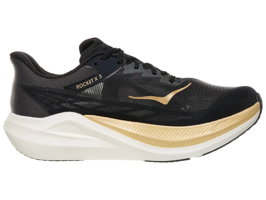 HOKA Rocket X 3 black / gold